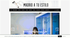 Desktop Screenshot of madridatuestilo.com