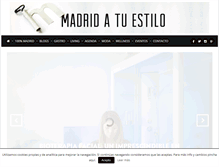 Tablet Screenshot of madridatuestilo.com